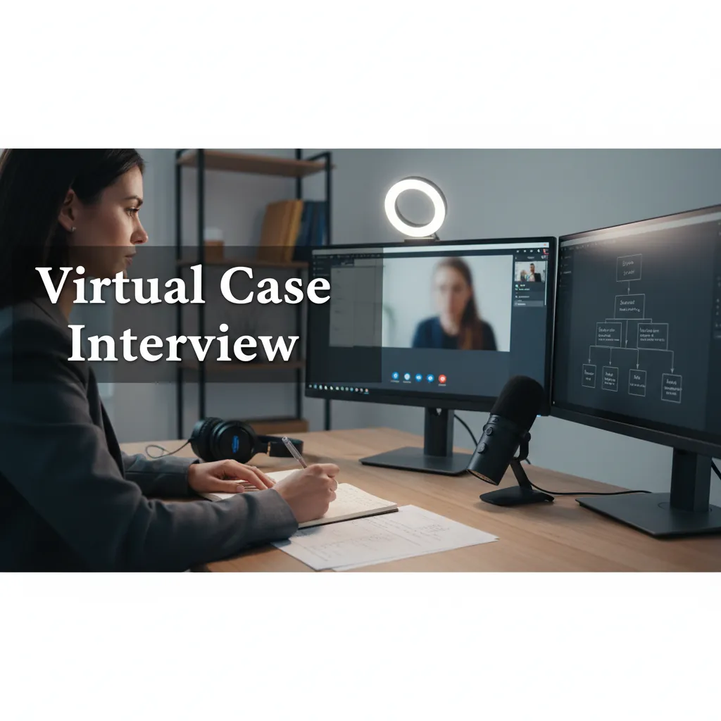 Cover image for Virtual Case Interview: Tech Setup, Format, and Remote Prep Guide (2026)